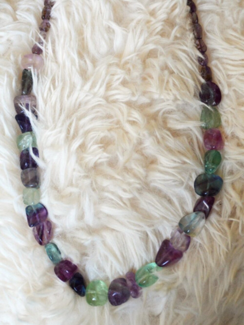 Semi-prescious gemstone necklace